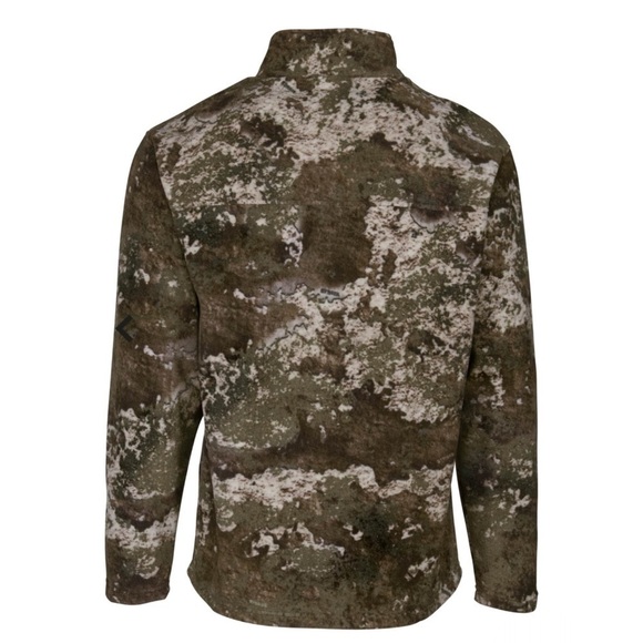 REDHEAD • Fleece Quarter-Zip Hunting Pullover Camo Bass Pro Shop Fishing - Picture 2 of 4